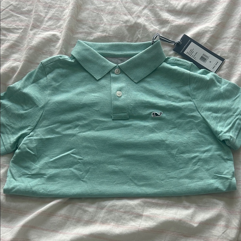 Vineyard Vines Polo in Seafoam Green